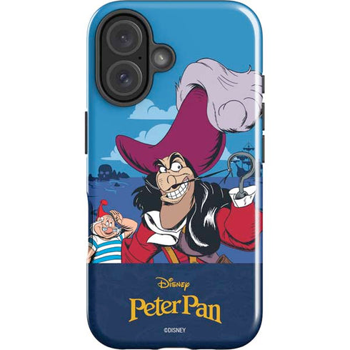 Disney Peter Pan Captain Hook and Smee iPhone 16 Impact Case